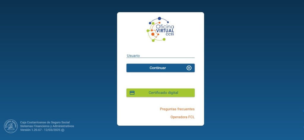 ¿Cómo cobrar una incapacidad CCSS por internet?