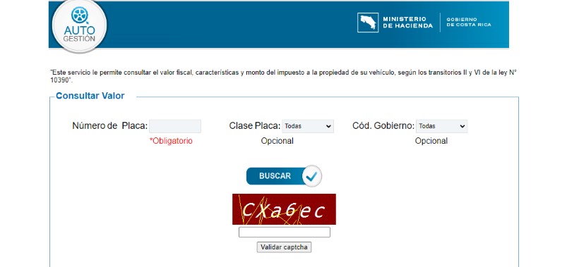 Conocer el valor fiscal de un vehículo en Costa Rica