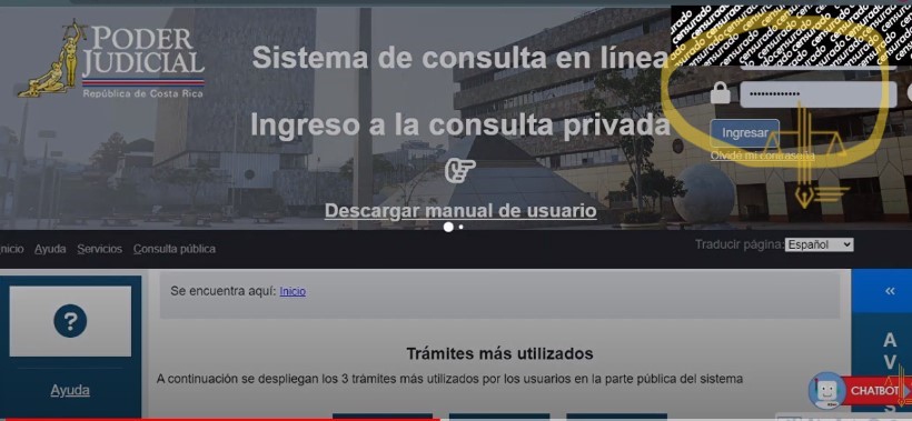 Consulta expedientes judiciales costa rica