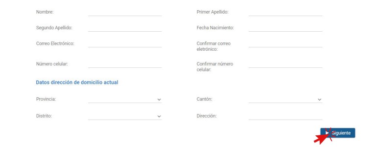 Registro en SICERE