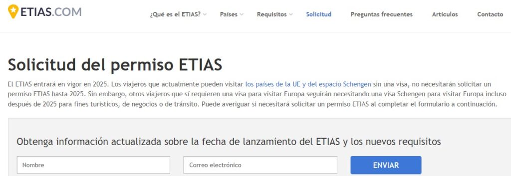 Solicitar permiso Etias en Costa Rica