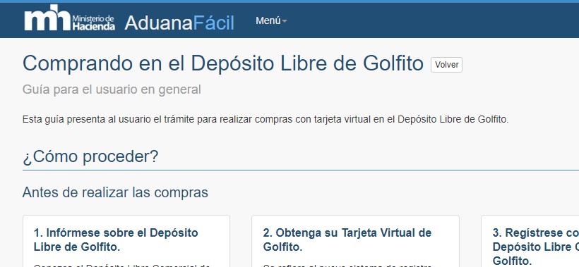 Solicitar tarjeta virtual para comprar en golfito