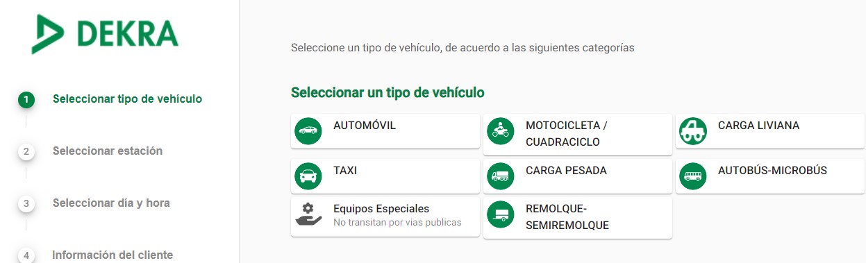 sacar cita en dekra en costa rica